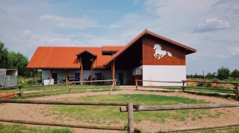 Photo modern barn house